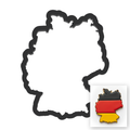 Germany Country Cookie Cutter with Easy Push Design — main photo