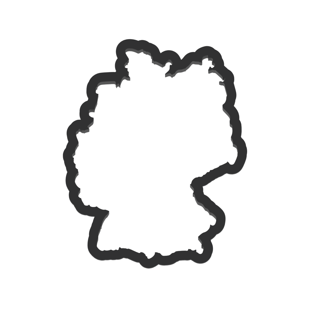 Germany Country Cookie Cutter with Easy Push Design — photo 3