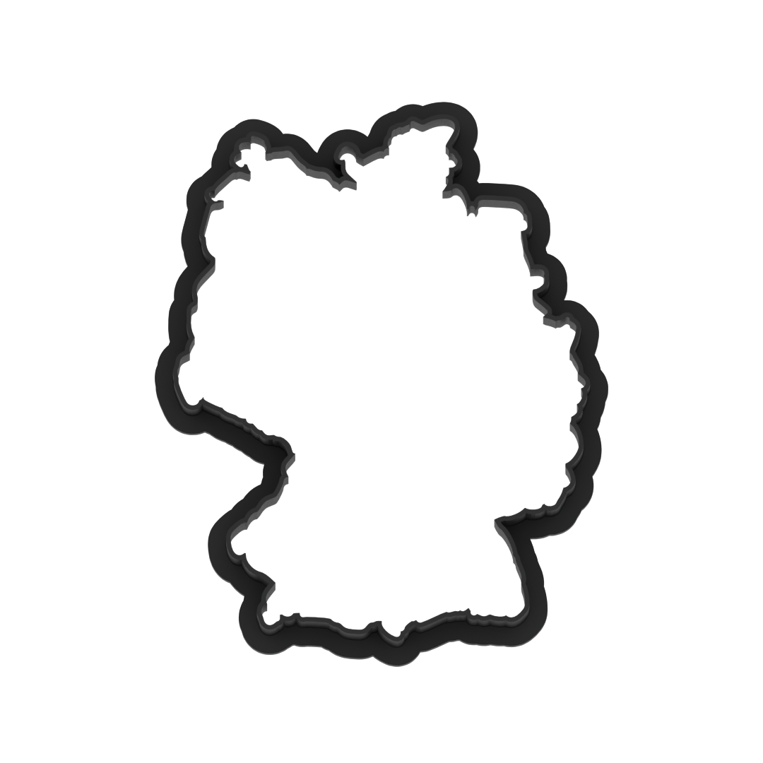 Germany Country Cookie Cutter with Easy Push Design — photo 6