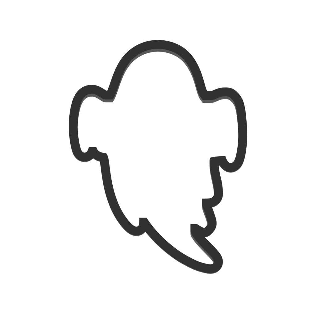 Ghost Cookie Cutter with Easy Push Design — photo 3