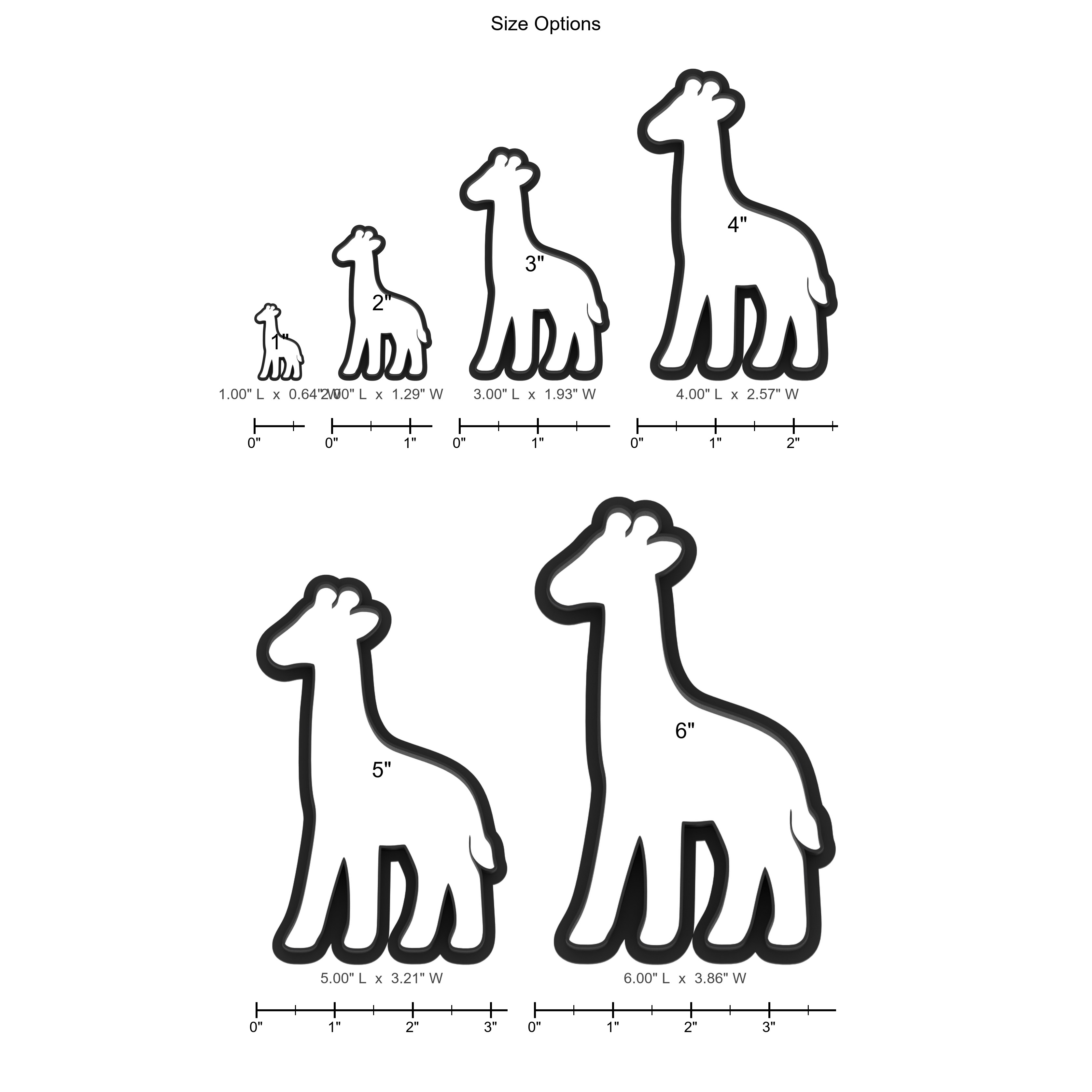Giraffe Cookie Cutter with Easy Push Design — photo 5