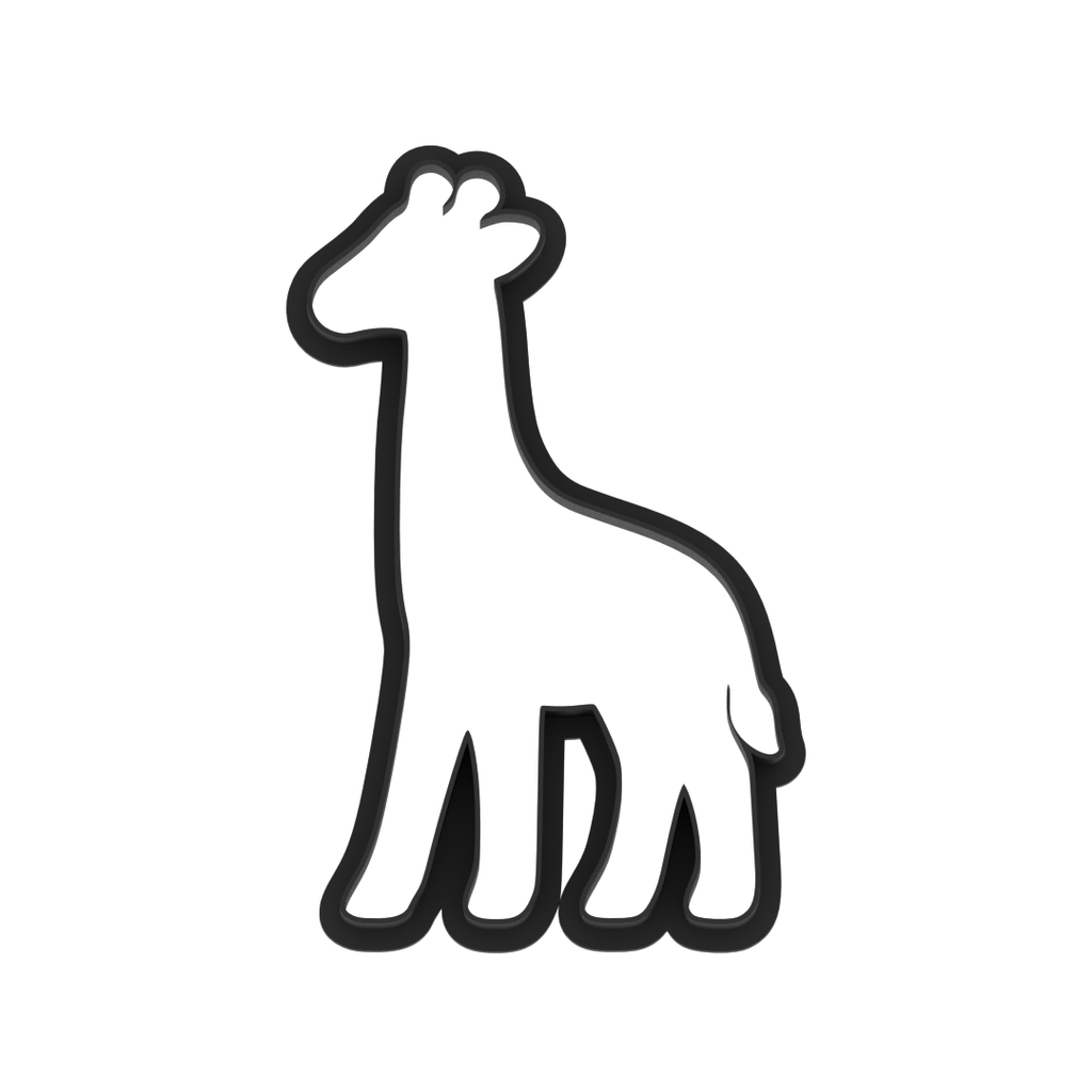 Giraffe Cookie Cutter with Easy Push Design — photo 6