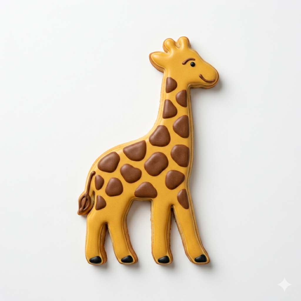 Giraffe Cookie Cutter with Easy Push Design — photo 2