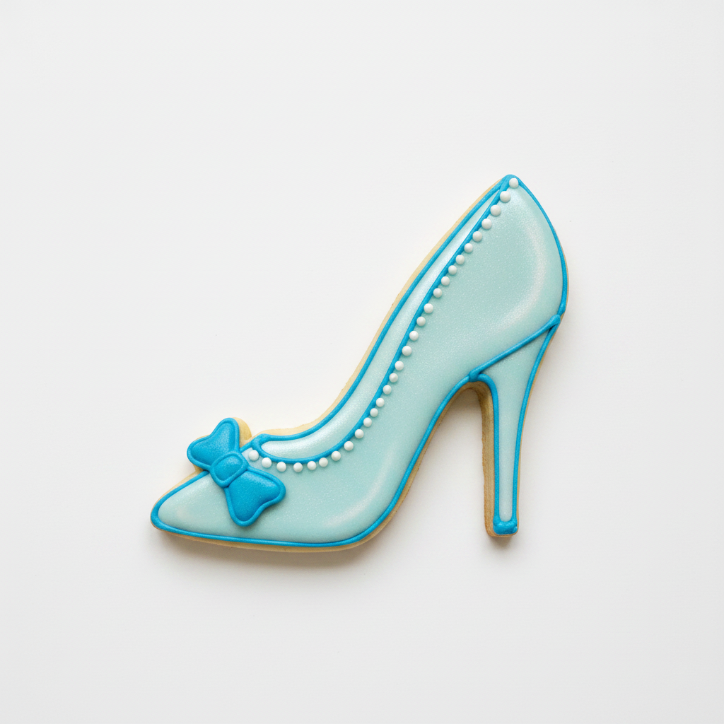 Glass Slipper Cookie Cutter with Easy Push Design — photo 2