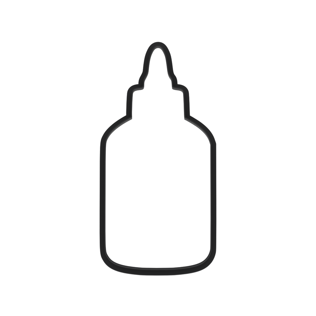 Glue Bottle Cookie Cutter with Easy Push Design — photo 5