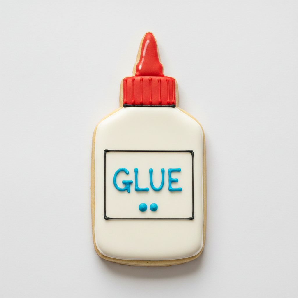 Glue Bottle Cookie Cutter with Easy Push Design — photo 2