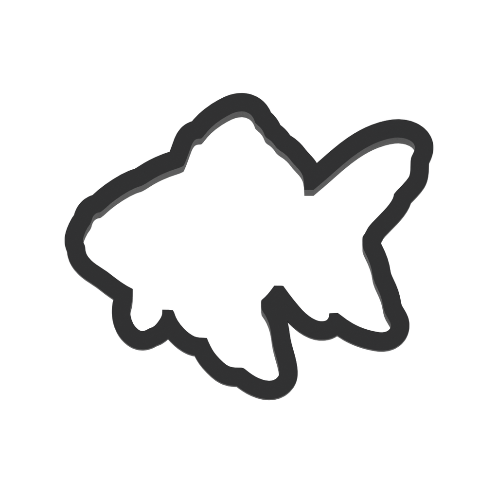 Goldfish Cookie Cutter with Easy Push Design — photo 3