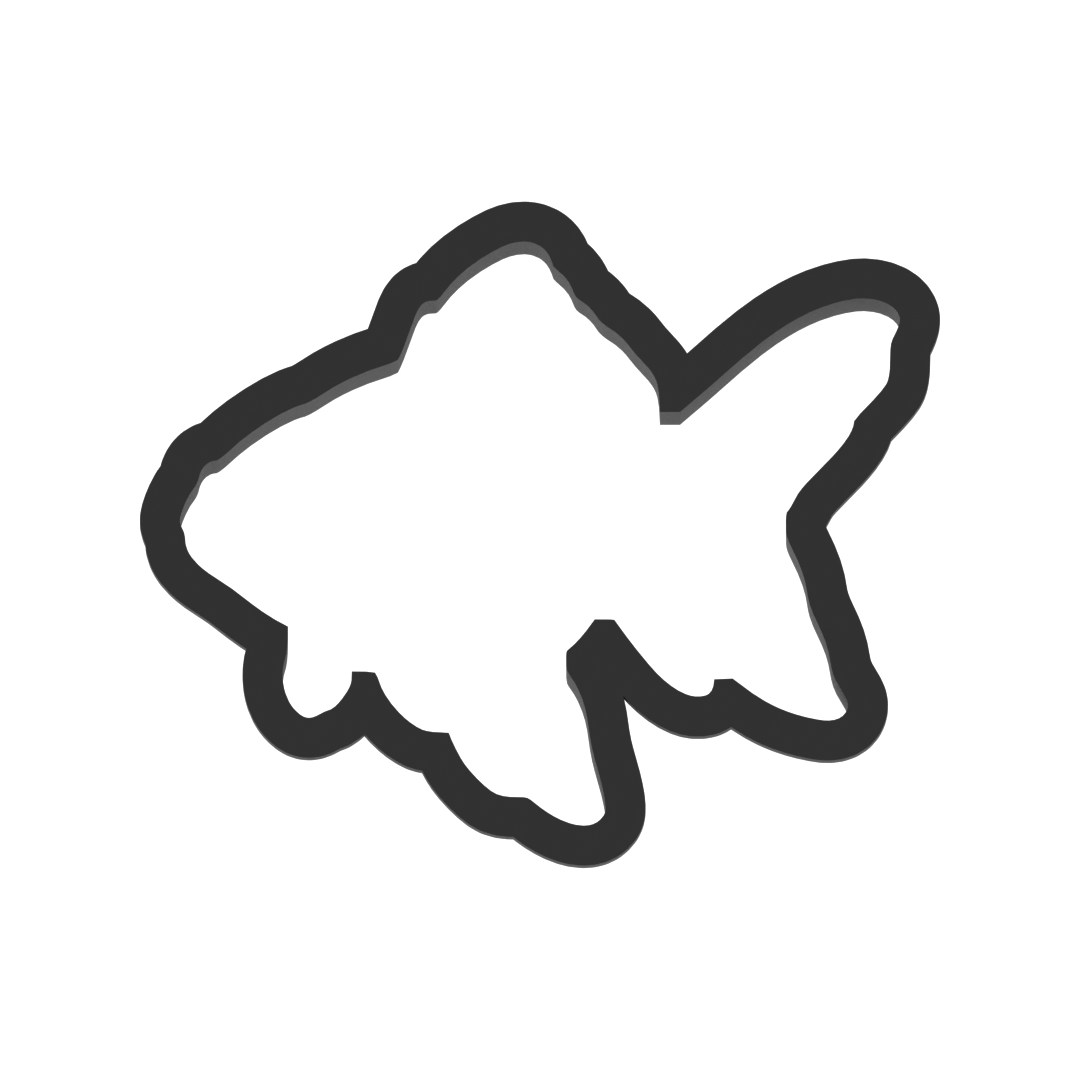 Goldfish Cookie Cutter with Easy Push Design — photo 3