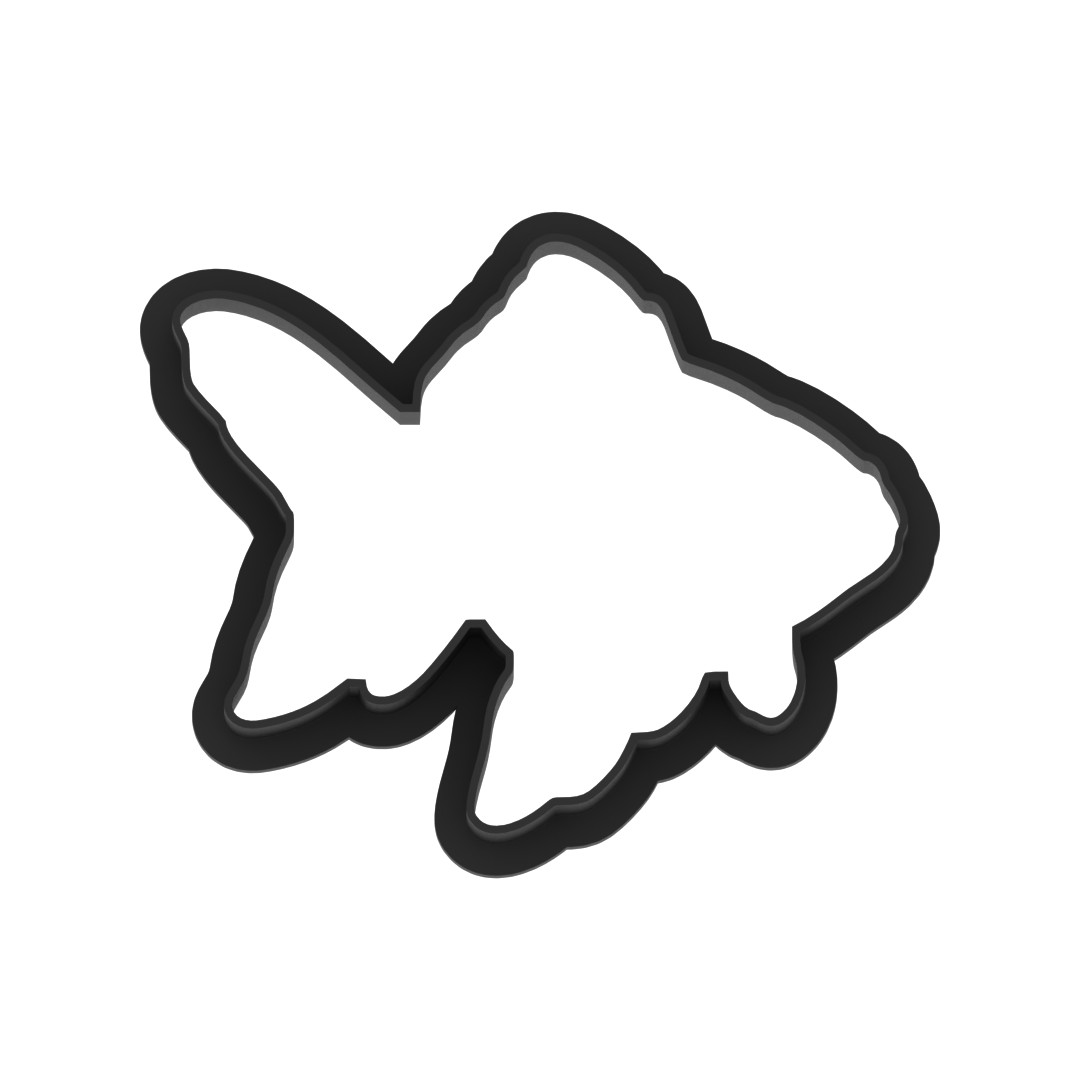 Goldfish Cookie Cutter with Easy Push Design — photo 5