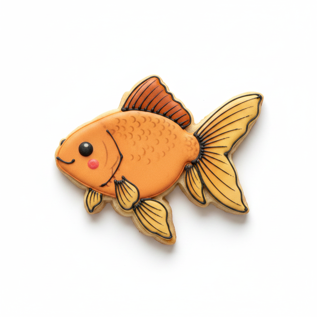 Goldfish Cookie Cutter with Easy Push Design — photo 2