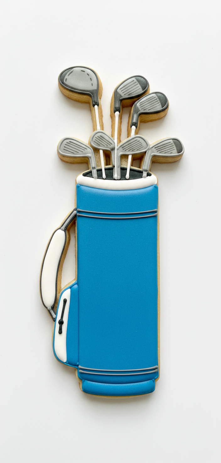 Golf Bag Cookie Cutter with Easy Push Design — photo 2