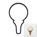 Golf Ball On Tee Cookie Cutter with Easy Push Design — main photo