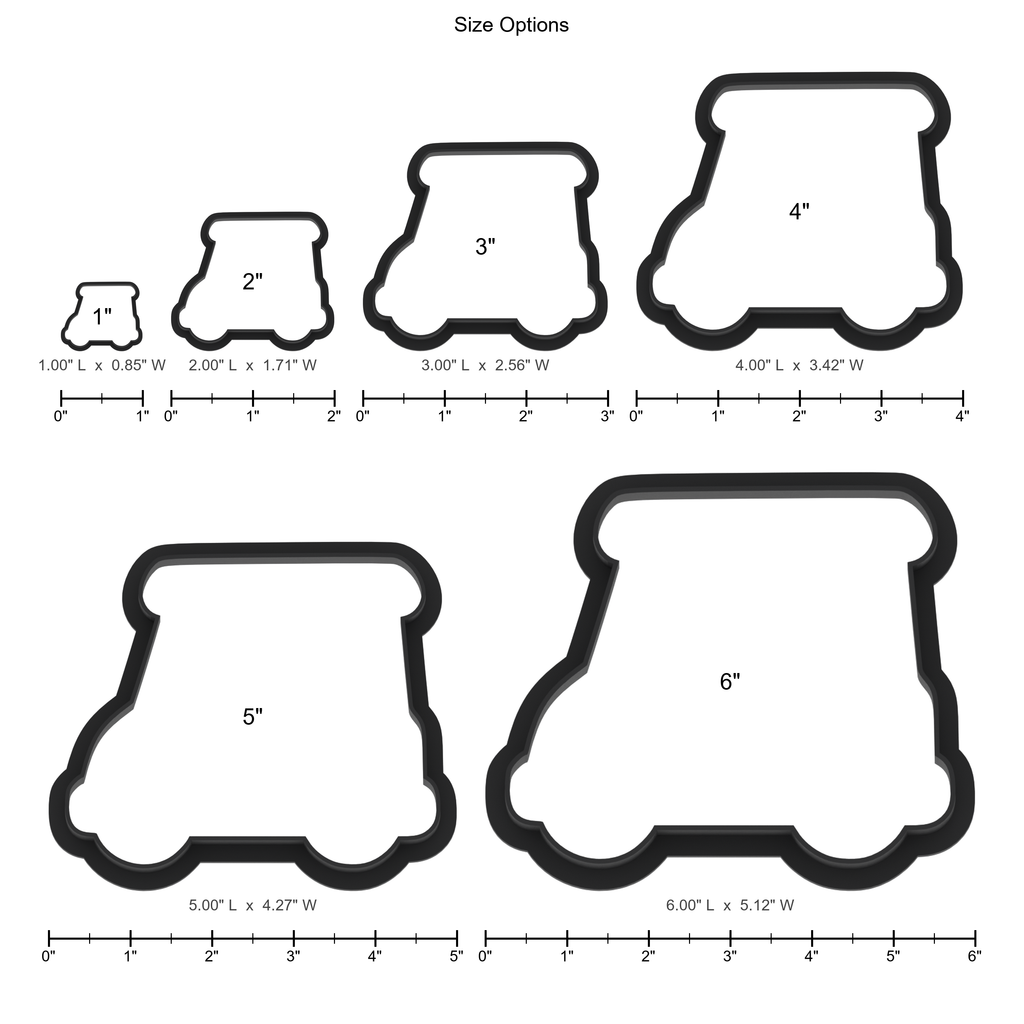 Golf Cart Cookie Cutter with Easy Push Design — photo 5