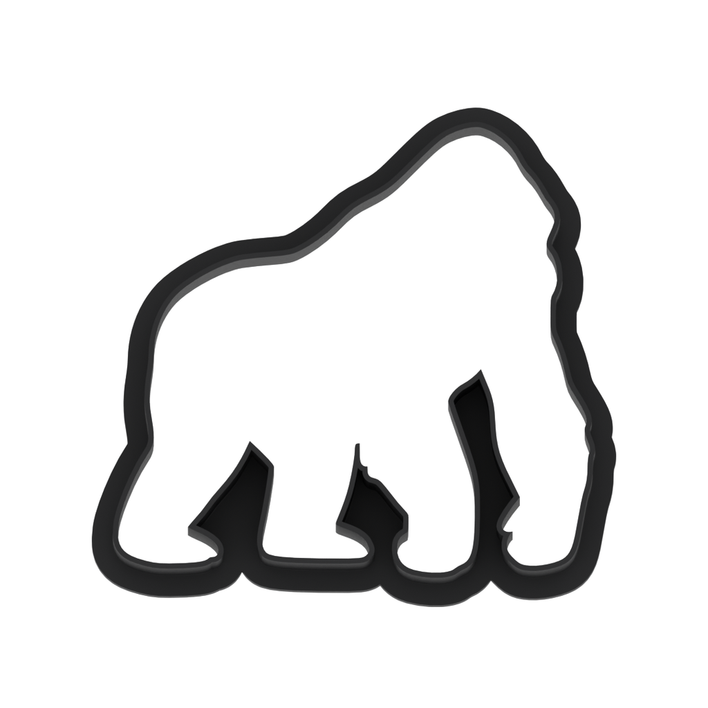 Gorilla Cookie Cutter with Easy Push Design — photo 6