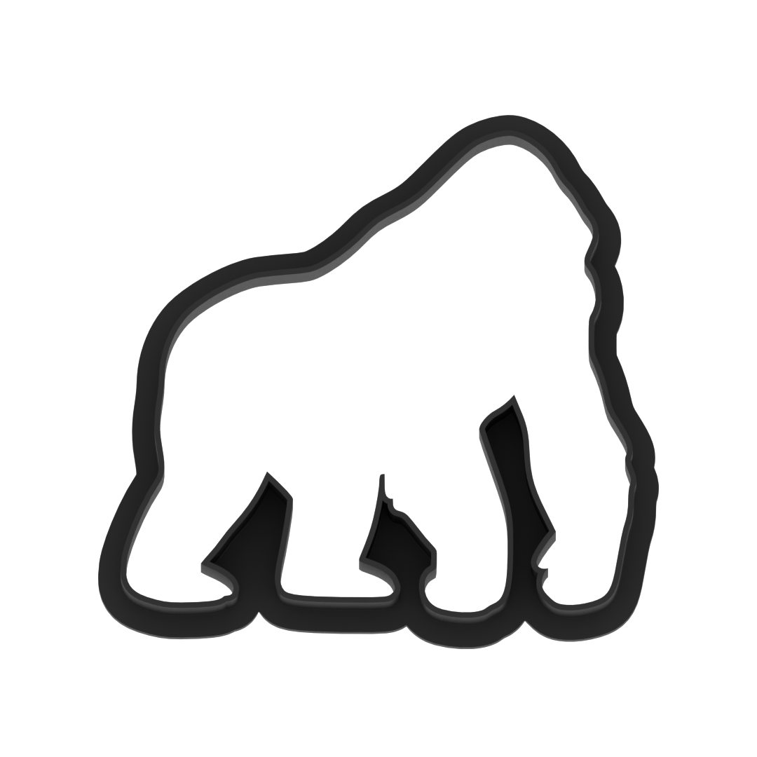 Gorilla Cookie Cutter with Easy Push Design — photo 6