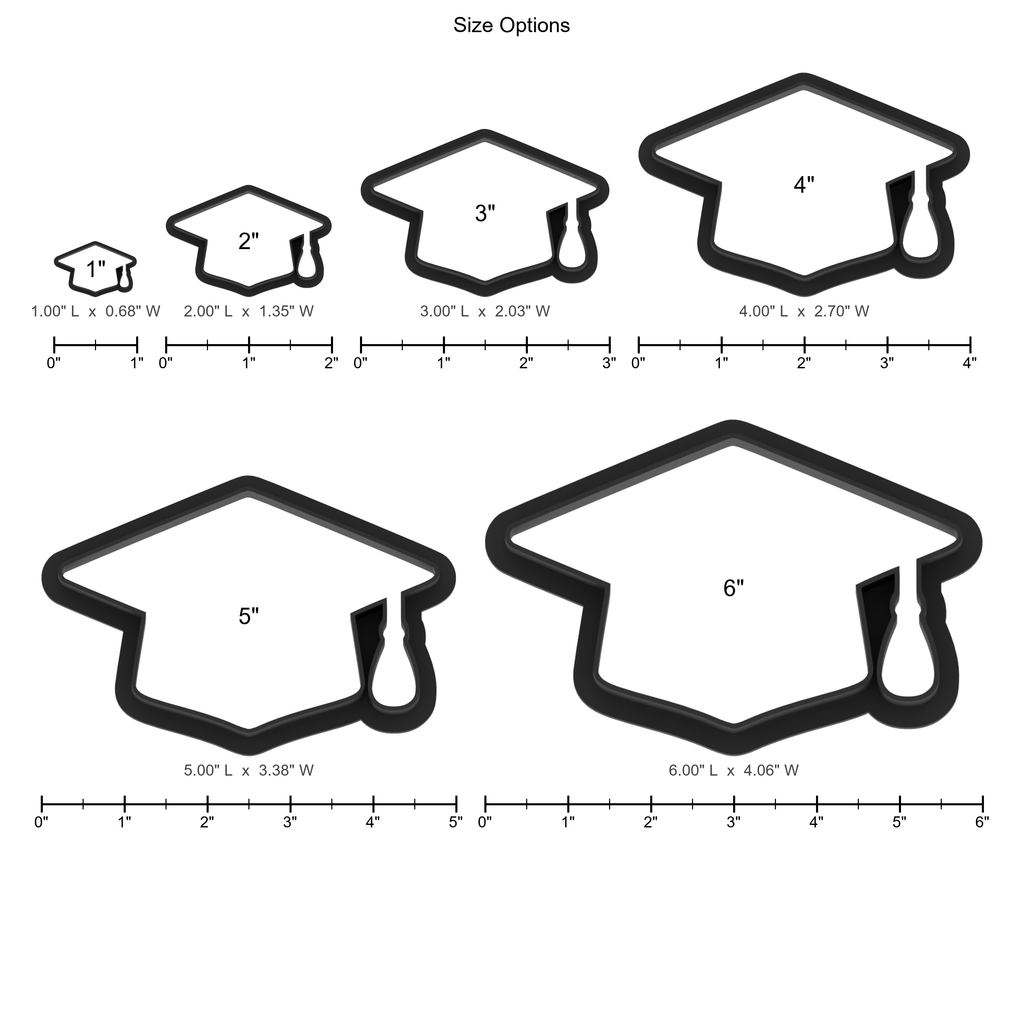 Graduation Cap Cookie Cutter with Easy Push Design — photo 5