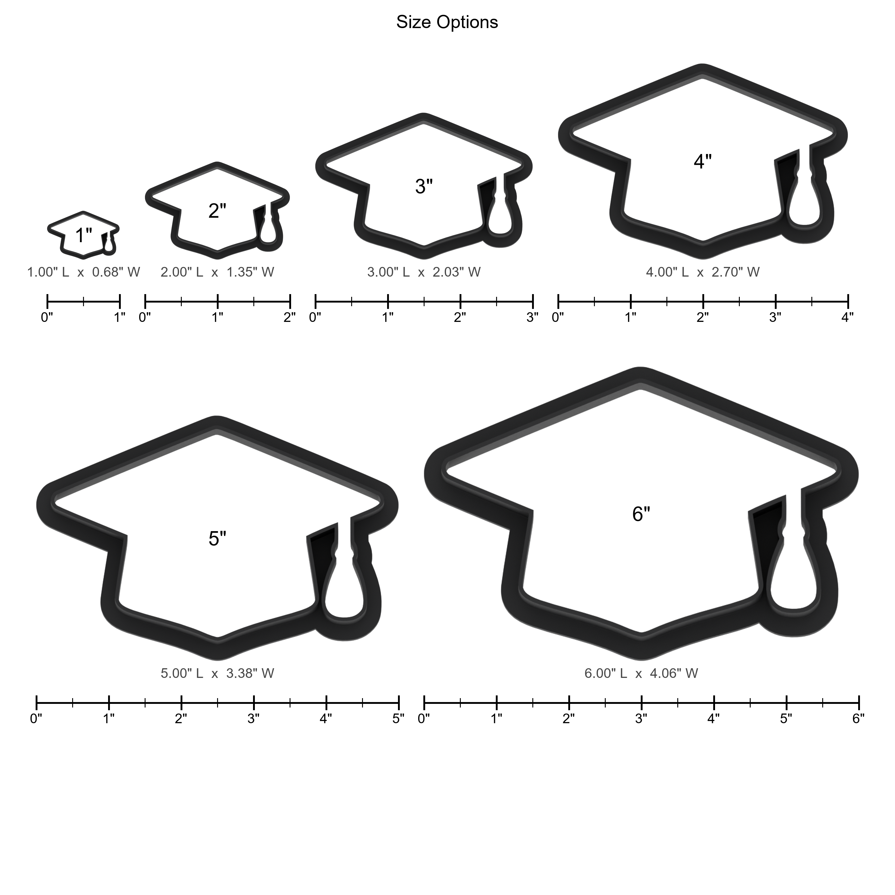 Graduation Cap Cookie Cutter with Easy Push Design — photo 5