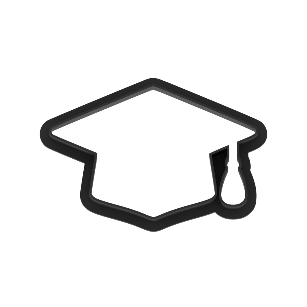 Graduation Cap Cookie Cutter with Easy Push Design — photo 6