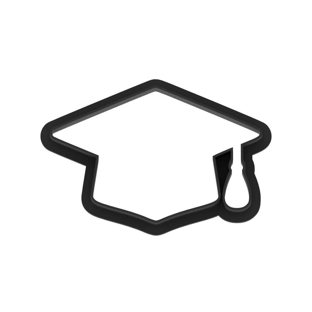 Graduation Cap Cookie Cutter with Easy Push Design — photo 6