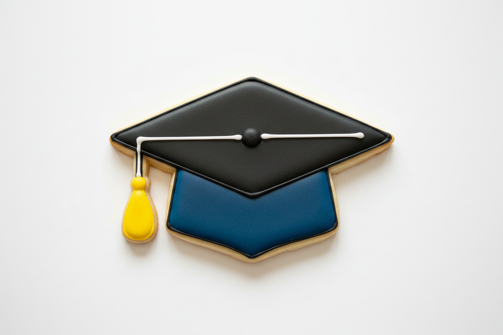 Graduation Cap Cookie Cutter with Easy Push Design — photo 2