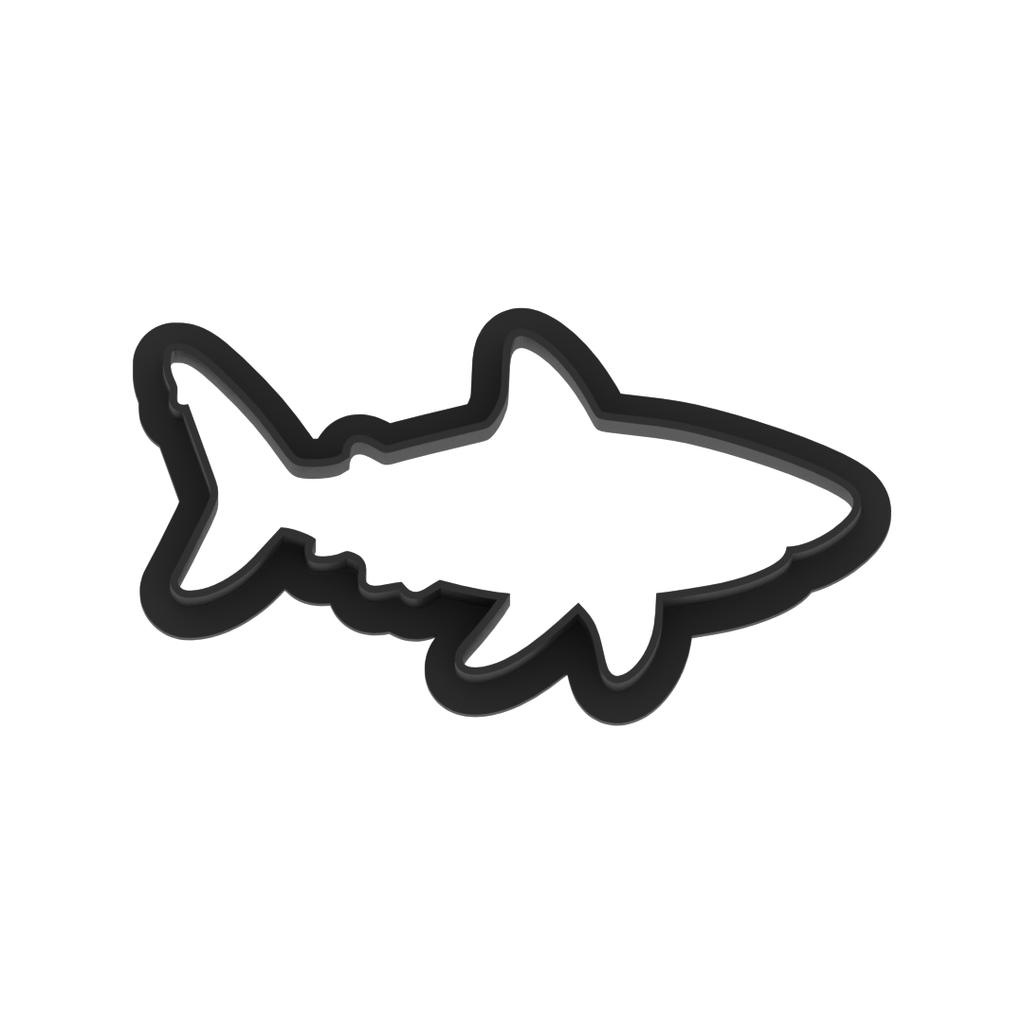 Great White Shark Cookie Cutter with Easy Push Design — photo 6