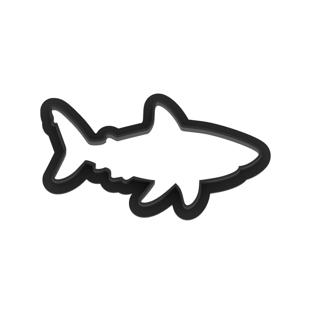 Great White Shark Cookie Cutter with Easy Push Design — photo 6