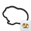 Guinea Pig Cookie Cutter with Easy Push Design — main photo