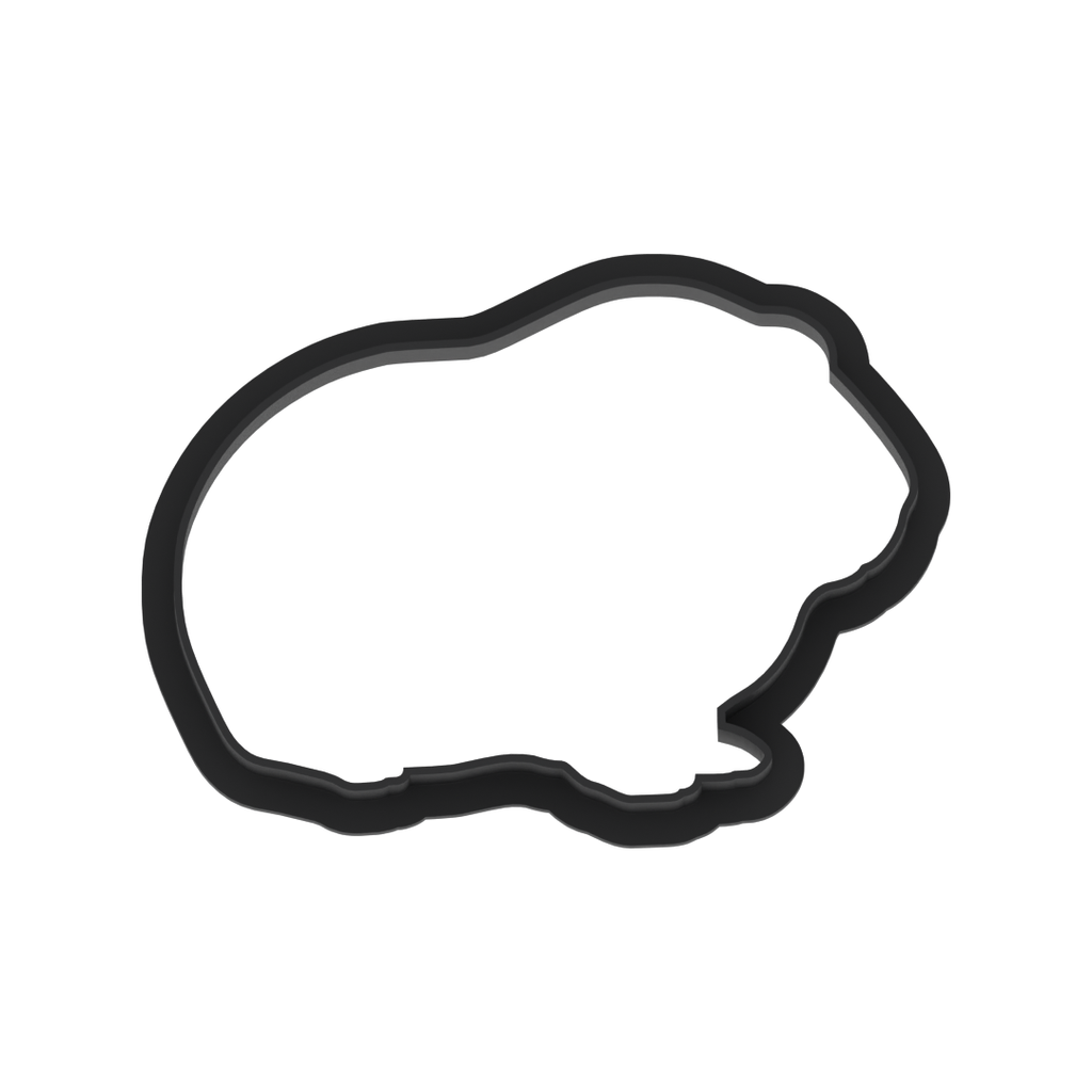 Guinea Pig Cookie Cutter with Easy Push Design — photo 5