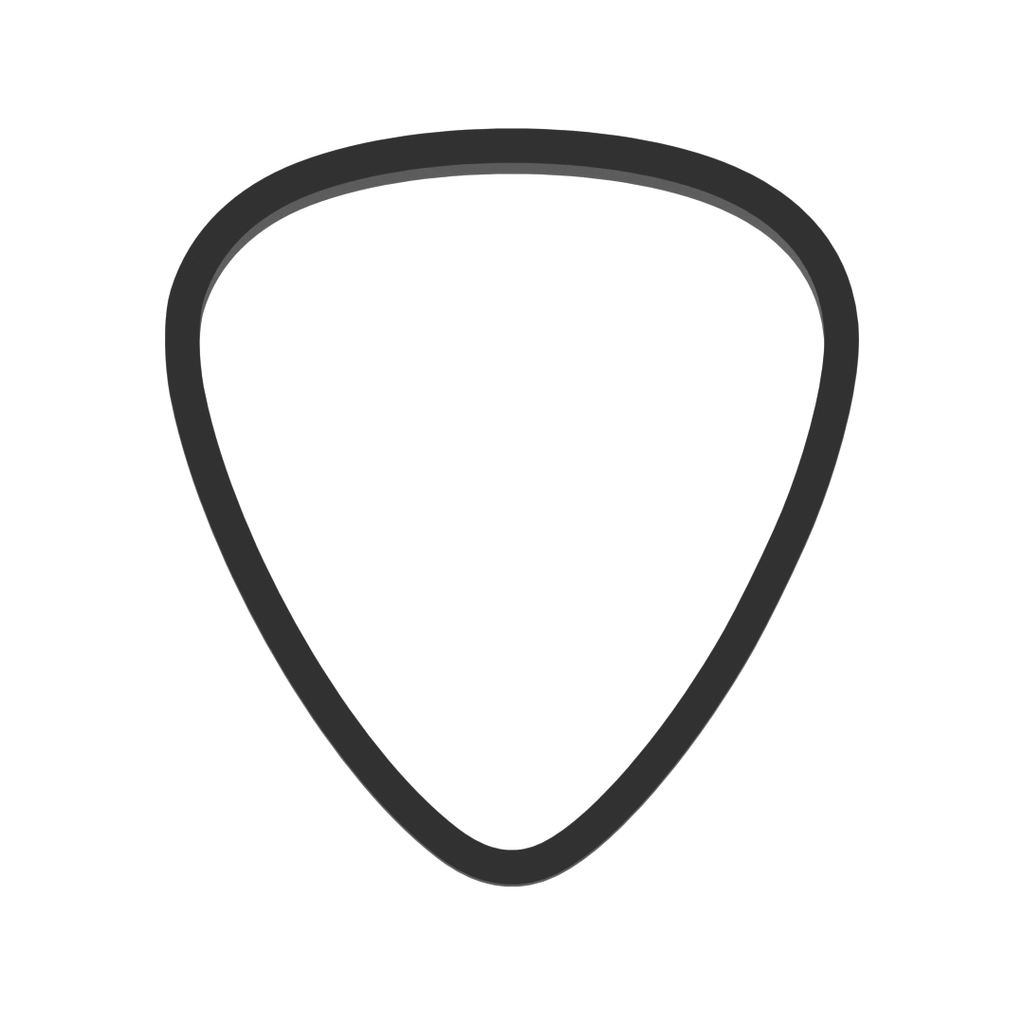 Guitar Pick Cookie Cutter with Easy Push Design — photo 3