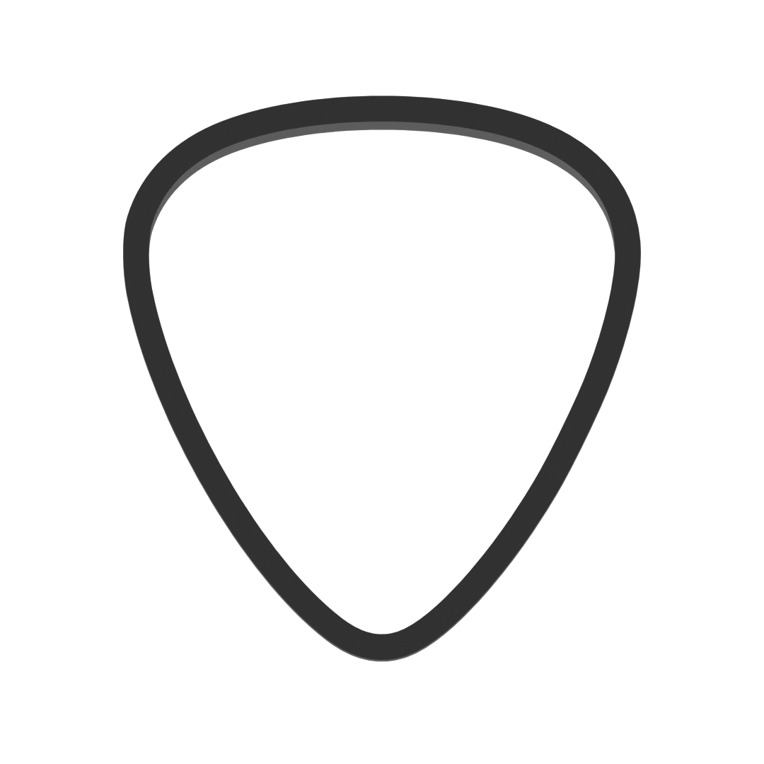 Guitar Pick Cookie Cutter with Easy Push Design — photo 3