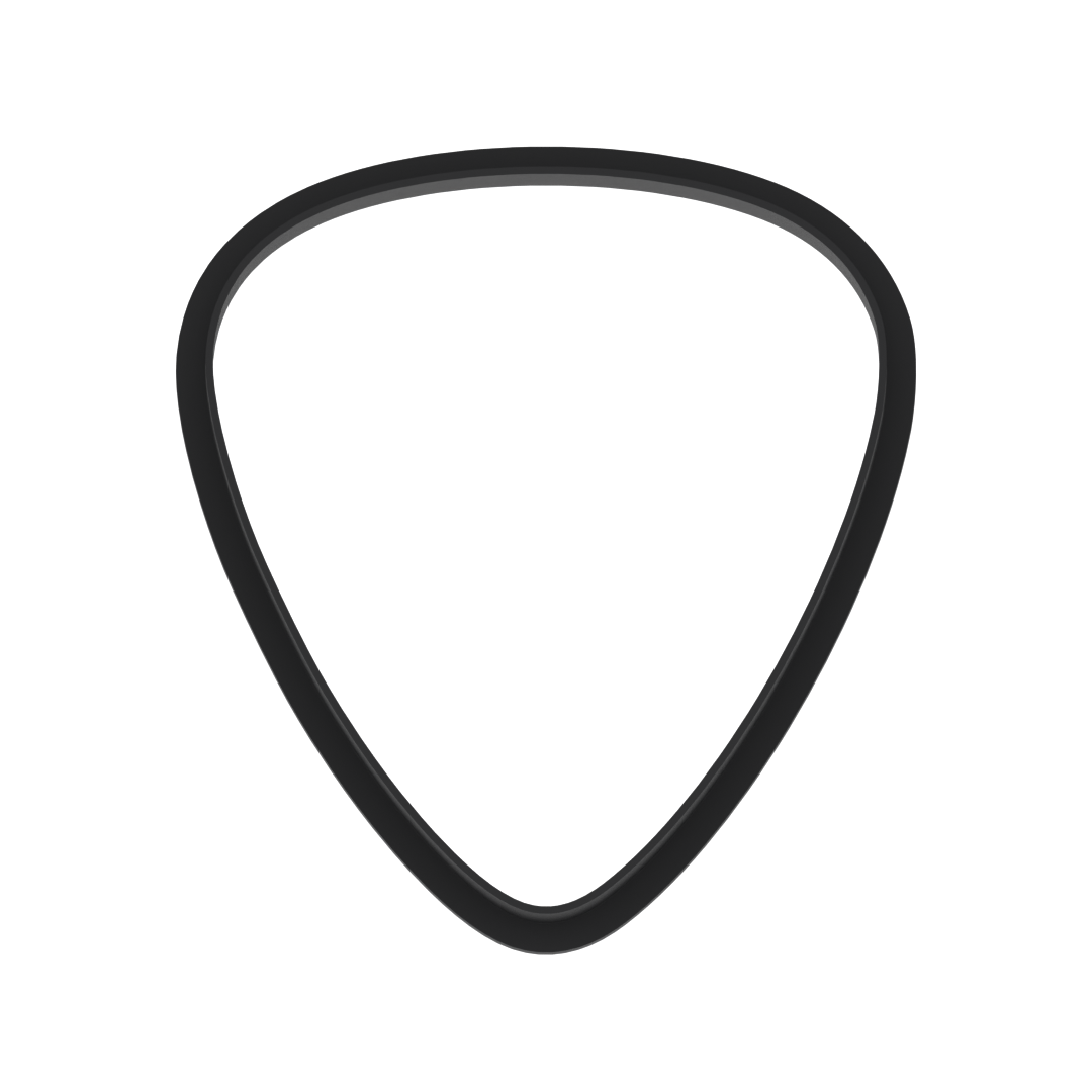 Guitar Pick Cookie Cutter with Easy Push Design — photo 5