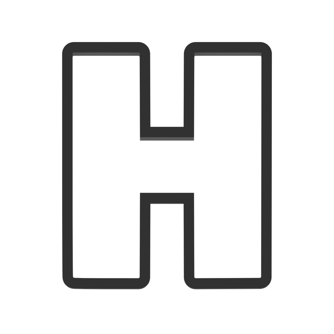 H Capital Block Letter Cookie Cutter with Easy Push Design — photo 3