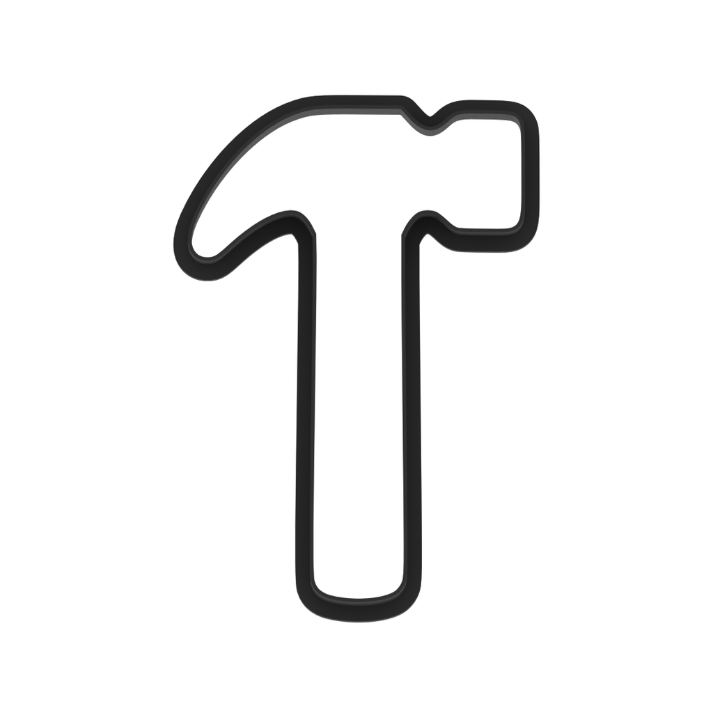 Hammer Cookie Cutter with Easy Push Design — photo 6