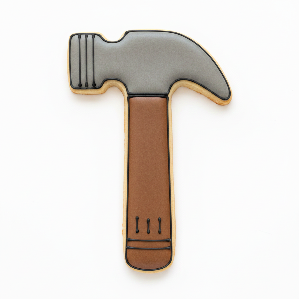 Hammer Cookie Cutter with Easy Push Design — photo 2