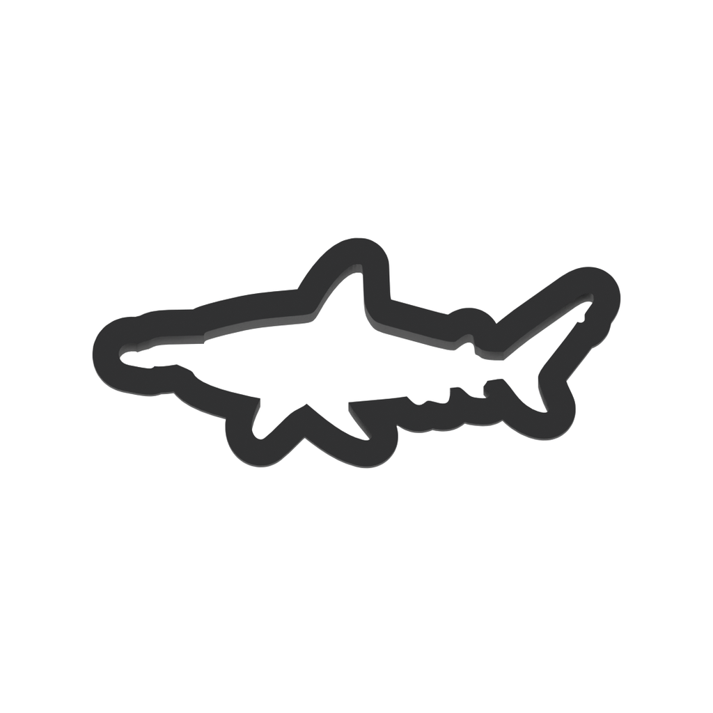 Hammerhead Shark Cookie Cutter with Easy Push Design — photo 3