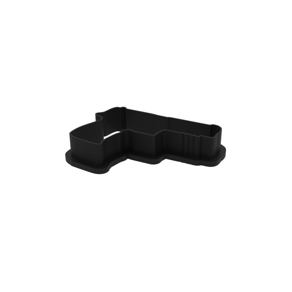 Handgun Cookie Cutter with Easy Push Design — photo 4