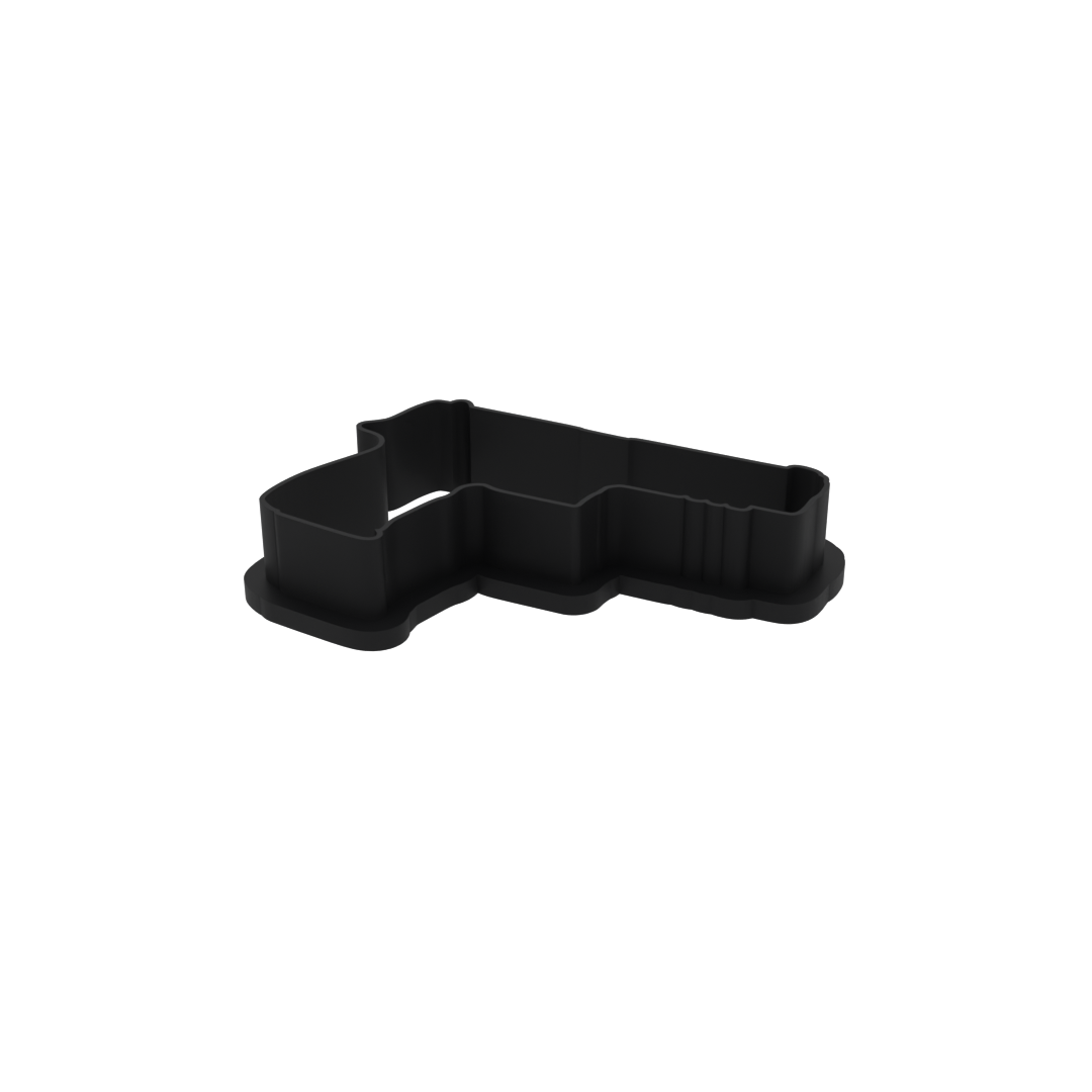 Handgun Cookie Cutter with Easy Push Design — photo 4