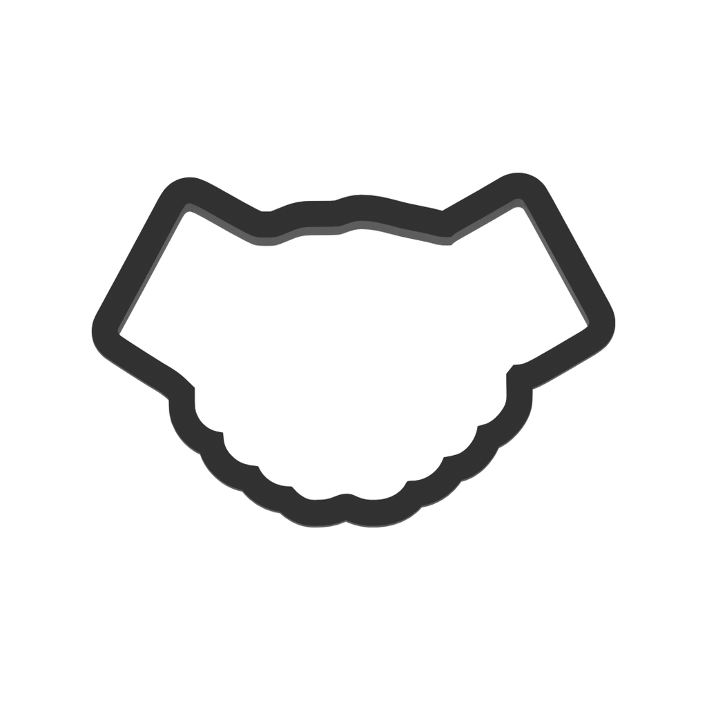 Handshake Cookie Cutter with Easy Push Design — photo 3