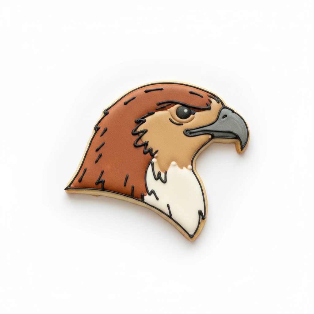 Hawk Head Cookie Cutter with Easy Push Design — photo 2