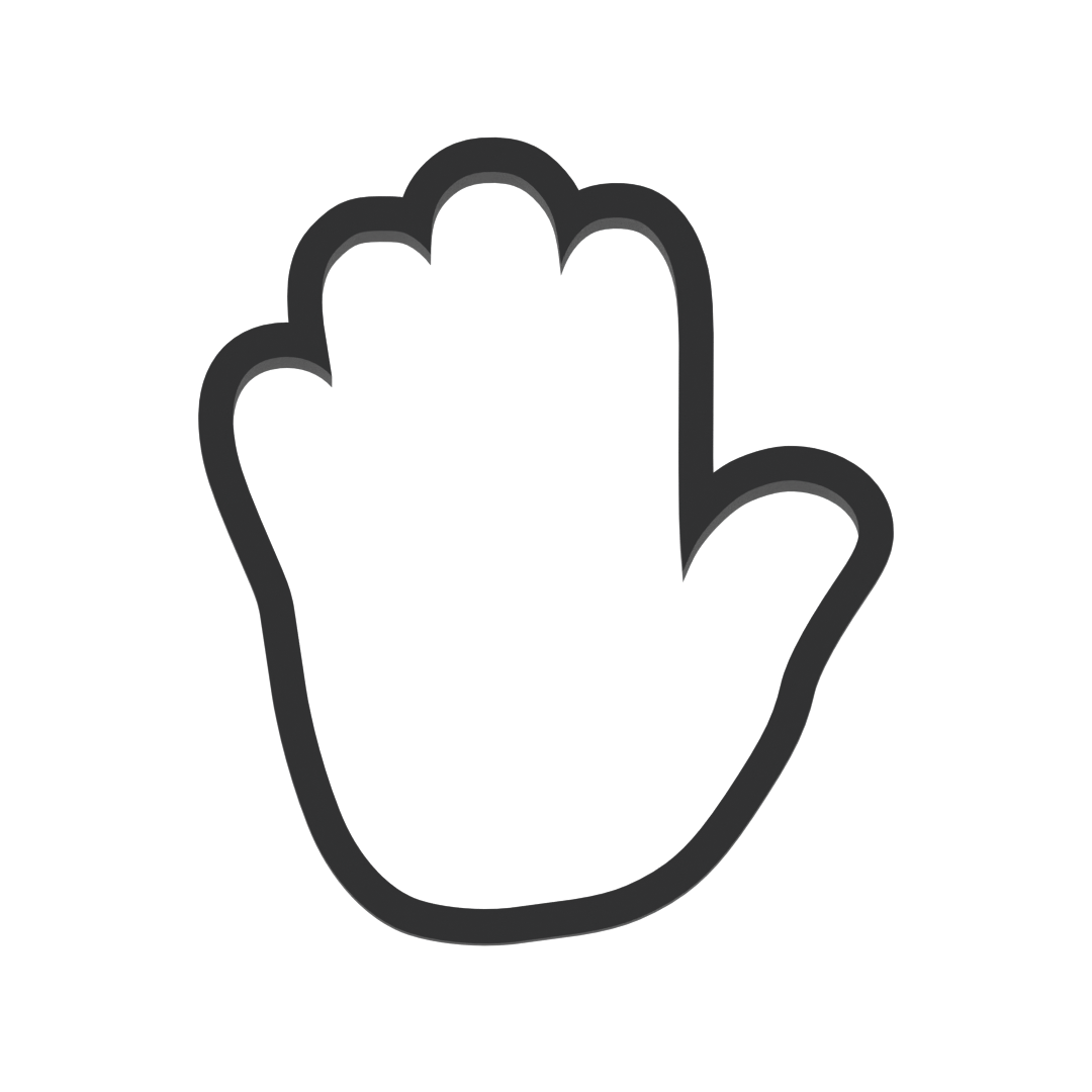 High Five Hand Cookie Cutter with Easy Push Design — photo 3