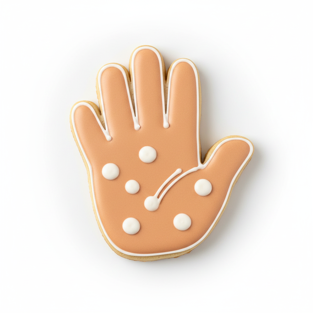High Five Hand Cookie Cutter with Easy Push Design — photo 2