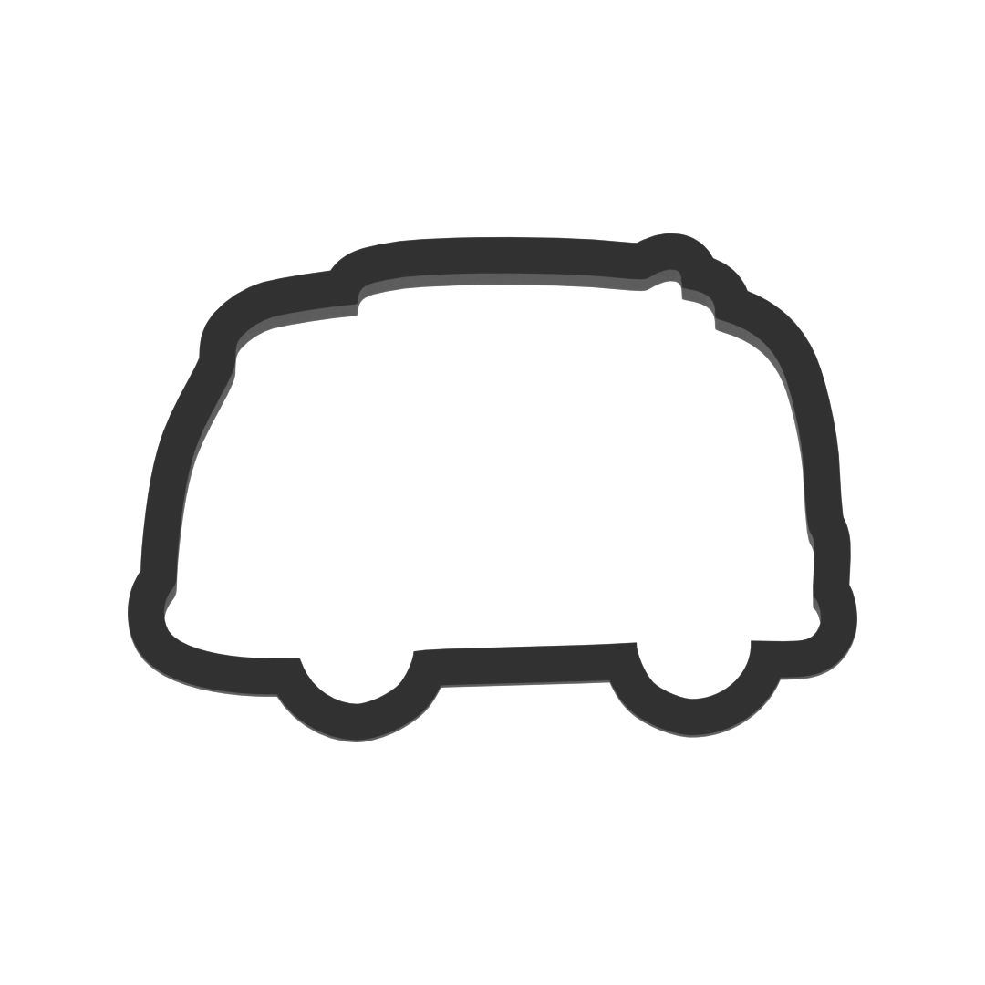 Hippie Van Cookie Cutter with Easy Push Design — photo 3