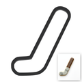 Hockey Stick Cookie Cutter with Easy Push Design — main photo
