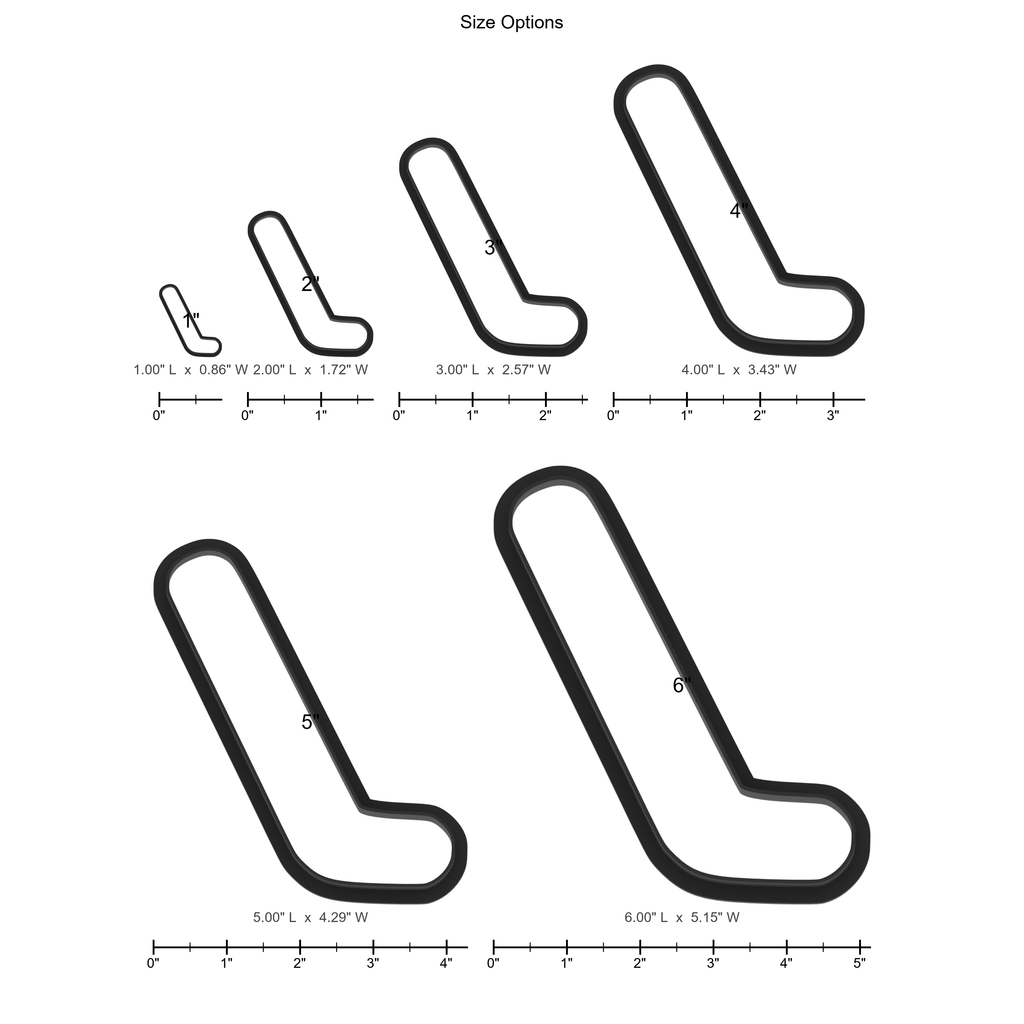 Hockey Stick Cookie Cutter with Easy Push Design — photo 5