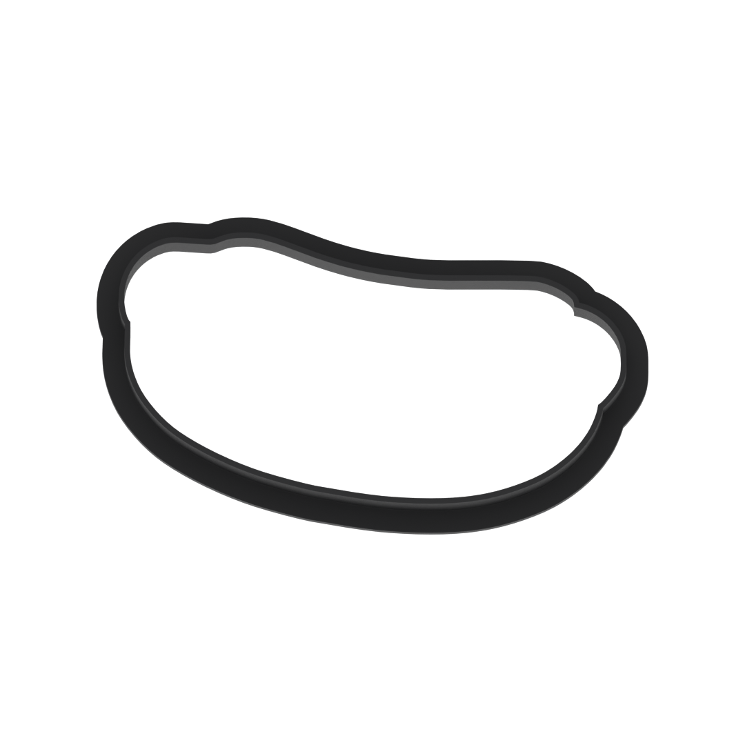 Hotdog On A Bun Cookie Cutter with Easy Push Design — photo 5