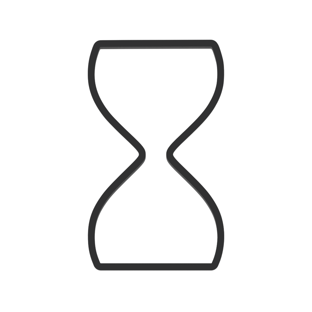 Hourglass Cookie Cutter with Easy Push Design — photo 3
