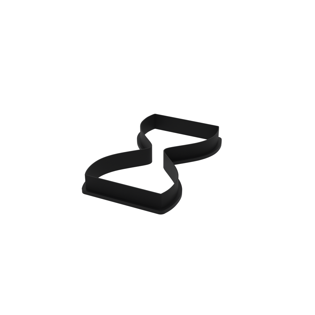 Hourglass Cookie Cutter with Easy Push Design — photo 4