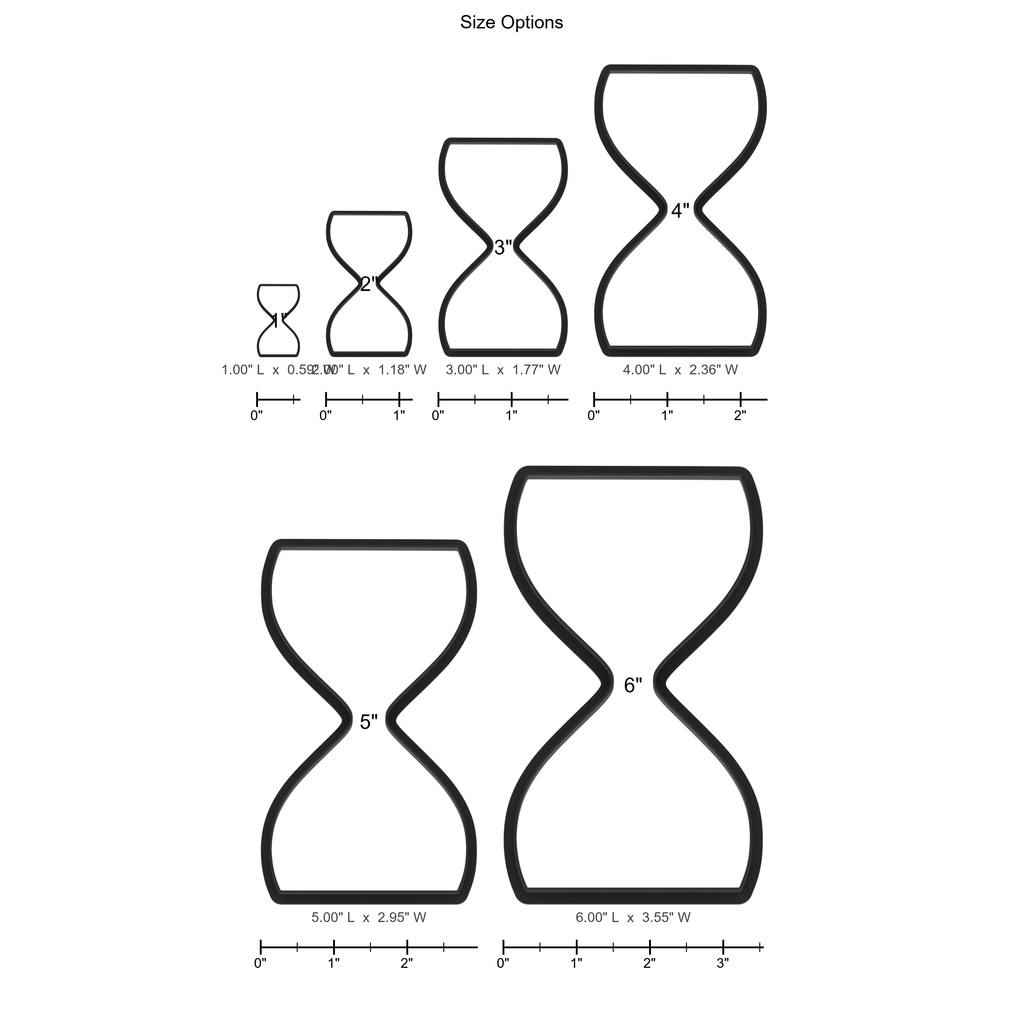 Hourglass Cookie Cutter with Easy Push Design — photo 5