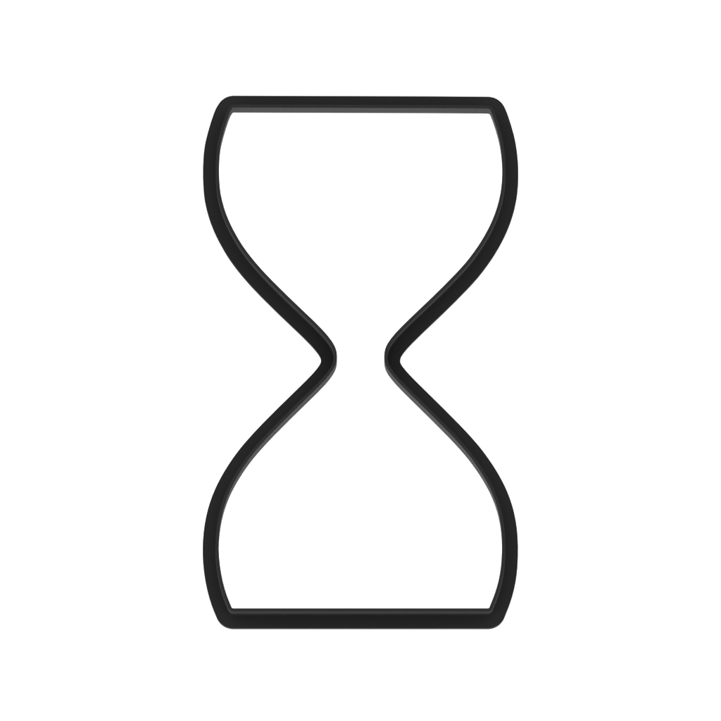 Hourglass Cookie Cutter with Easy Push Design — photo 6