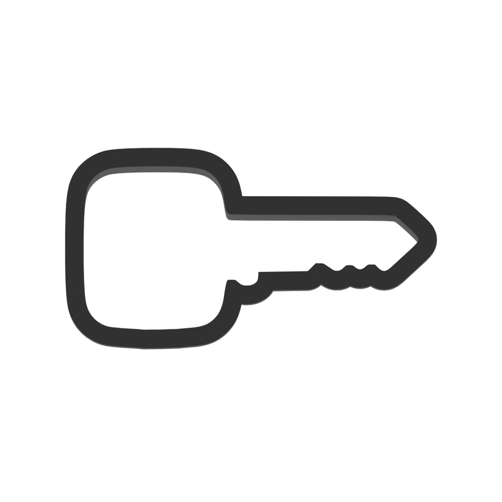 House Key Cookie Cutter with Easy Push Design — photo 3